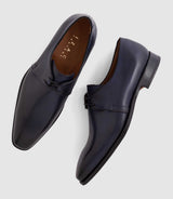 Derby cuir bleu "Eliad" - IZAC