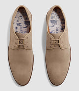 Emerico" beige suede derby