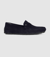 Mocassins en velours marine - IZAC