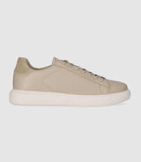 Sneakers en cuir taupe ETIENNE - IZAC