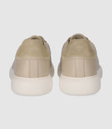 Sneakers en cuir taupe ETIENNE - IZAC