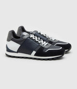 Sneakers en cuir anthracite "Perceval" - IZAC