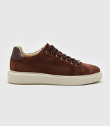 Sneakers en cuir marron "Perrig" - IZAC