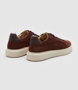 Sneakers en cuir marron "Perrig" - IZAC