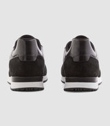 Cael" black leather sneakers