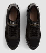 Sneakers en cuir noir "Cael" - IZAC