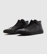 Sneakers en cuir noir "Cassius" - IZAC