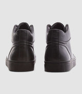 Sneakers en cuir noir "Cassius" - IZAC