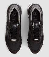 Champion" black leather sneakers