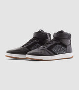 Clement" black leather sneakers