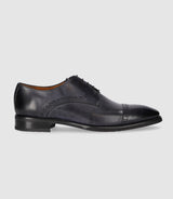 Derby couture en cuir anthracite OCTAVIO