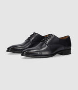 Derby couture en cuir anthracite OCTAVIO - IZAC