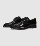 Black leather Derby ODILLE