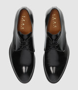 Black leather Derby ODILLE