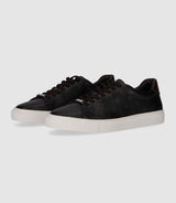 Sneakers basses en cuir marron OPRAH - IZAC