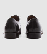 Black leather derby ORENZO