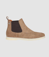 Bottine élastique suede taupe OMAHA - IZAC