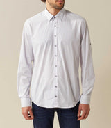 Chemise casual blanc motif ancres "Saphira"IZAC