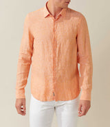 Chemise casual orange "Tango" - IZAC