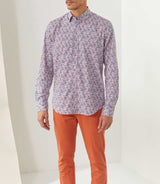 Tigrane" purple casual shirt