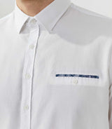 Chemise casual blanche "Tod" - IZAC