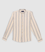 Beige mao collar casual shirt KABOSAOUT