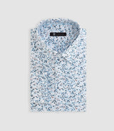 Chemise à imprimé floral bleu "Daniel" - IZAC