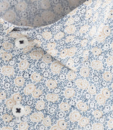 Delice" beige floral print shirt