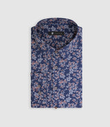 Chemise à imprimé floral marine "Magnus"