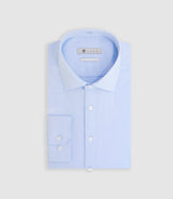 Merlin" light blue easy iron shirt