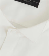 Metaphor" ecru satin formal shirt