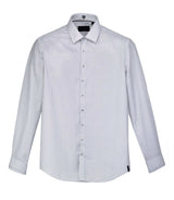 Chemise micro motifs blanc "Samuel" - IZAC