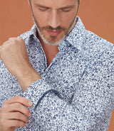 Jump" floral print shirt