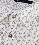 Chemise à imprimé floral blanc PEPPINO - IZAC