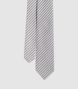 Tie Classic 7cm grey "Carlo".