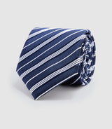 Ulma" tie 8cm navy