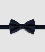 Navy silk bow tie NPMARTINE