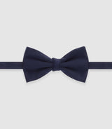 Navy satin effect bow tie NPULIX