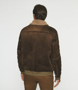 Blouson suède marron QUENTIN - IZAC