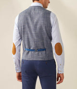 Gilet casual bleu "Lenvie" - IZAC