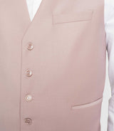 Gilet de costume rose "Jfavori" - IZAC