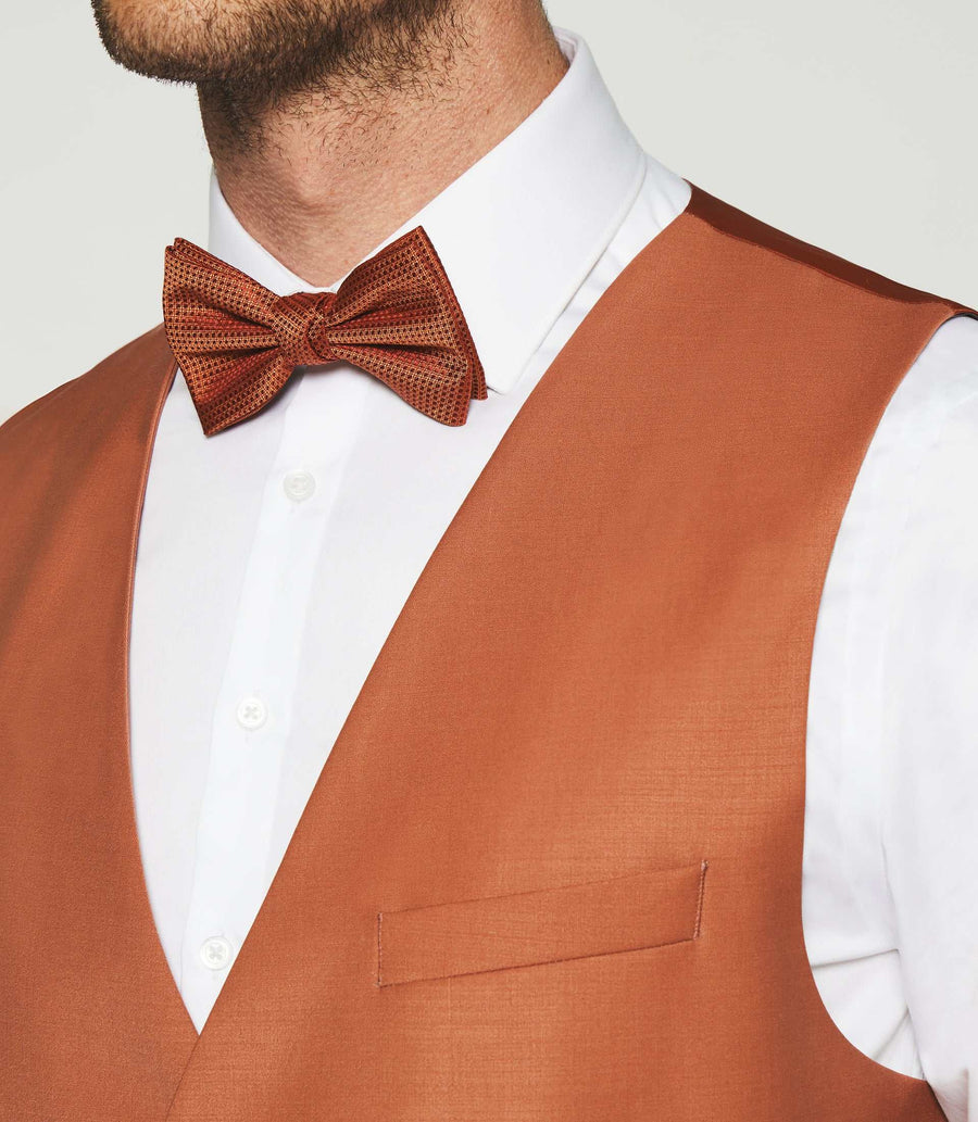 Orange sales suit vest