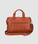 Sac business en cuir marron WORK IZAC