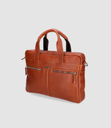 Sac business en cuir marron WORK IZAC