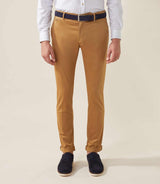 Pantalon casual satin camel "Naccara" - IZAC