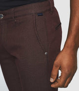 Pantalon casual urbain bordeaux "Nerrebi" - IZAC