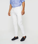 Pantalon slack casual blanc "Pachelorrea" - IZAC