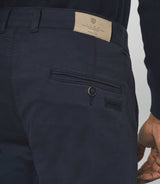 Pantalon casual slim marine "Pachelor"