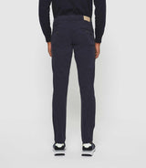 Pachelor" navy casual slim fit pants