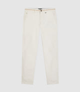 Casual Slim Fit Hose Kittbeige "Paco"